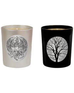 Candles Set Of 2 Hearth % Agarwood Candles Home