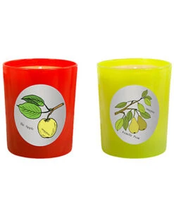 Candles Set Of 2 Apple & Forelle Pear Candles Home