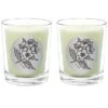 Jasmine Two Scented Beeswax Candle Set Home