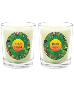 High Light Two Scented Beeswax Candle Set Home