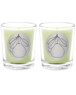 Yuzu Two Scented Beeswax Candle Set Home