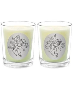 Cucumber Two Scented Beeswax Candle Set Home