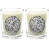 Tonka Myrrh Two Scented Beeswax Candle Set Home