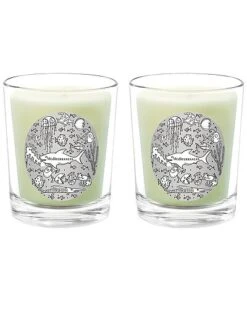 Mediterranean Two Scented Beeswax Candle Set Home