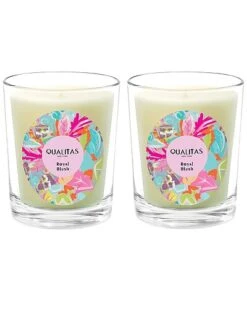 Royal Blush Two Scented Beeswax Candle Set Home