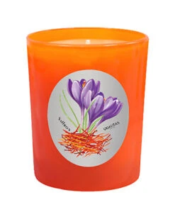 Saffron 6.5oz Beeswax Candle Home