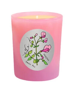 Sweet Pea 6.5oz Beeswax Candle Home