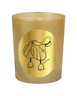 Leather 6.5oz Beeswax Candle Home