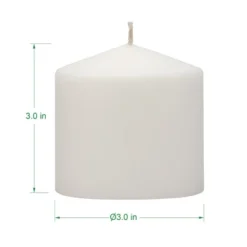 6pk Pillar Candles White - Stonebriar Collection -Glow Essence Cheap Store GUEST 26c39a63 3607 4187 b787 ddaacc521a09