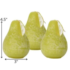 Green Grape Pear Candles - Set Of 3 -Glow Essence Cheap Store GUEST 33692f4b 5c81 40e3 b7ad c8fd3291733a