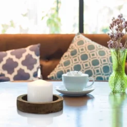 6pk Pillar Candles White - Stonebriar Collection -Glow Essence Cheap Store GUEST 46e241cc e334 4ba9 90a8 6d60cff9a62a