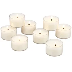 Clear Cup Tealight Candles White - Stonebriar Collection -Glow Essence Cheap Store GUEST 8234dbff c007 4093 95d1 52a1f4e3756a