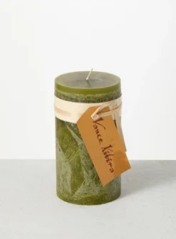 Moss Timber Pillar Candles - Set Of 2 -Glow Essence Cheap Store GUEST a463bda9 51ec 4a43 b967 9cb125f129a4