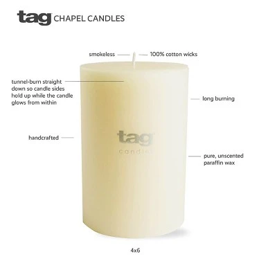 Tagltd Mini Pillar 2X2 Candles Set Of 4 3 Tagltd Mini Pillar 2X2 Candles Set Of 4 - Image 3