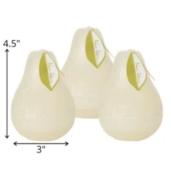 Melon White Pear Candles - Set Of 3 -Glow Essence Cheap Store GUEST b09299b8 1409 4583 9ddf 1d09f19582e2