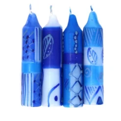 Global Crafts Hand-Painted Dinner Or Shabbat Candles, Set Of 4 -Glow Essence Cheap Store GUEST c173fd2f d744 44fa 92ee 592e270c9393