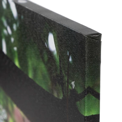 Northlight LED Lighted Flickering Garden Party Hanging Glass Candles Canvas Wall Art 15.75" X 12" 2 Northlight LED Lighted Flickering Garden Party Hanging Glass Candles Canvas Wall Art 15.75" X 12" - Image 2