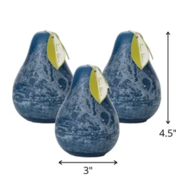 English Blue Timber Pear Candles - Set Of 3 -Glow Essence Cheap Store GUEST fe7d66d2 f7fc 4f03 afd3 7366b08fd065