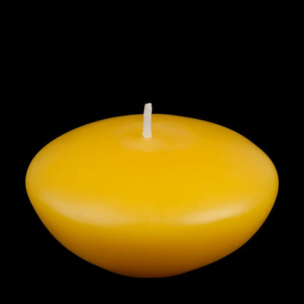 3 Inch Yellow Floating Candles 3 3 Inch Yellow Floating Candles - Image 3