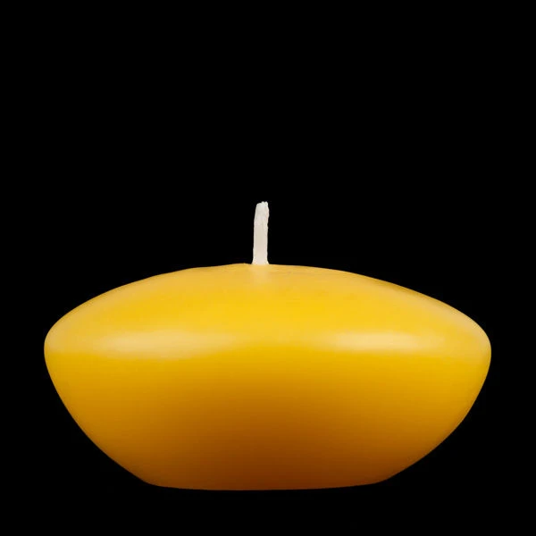 3 Inch Yellow Floating Candles 4 3 Inch Yellow Floating Candles - Image 4