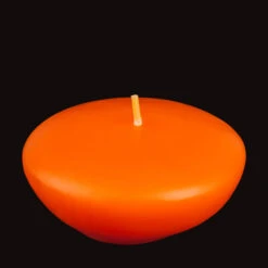 3 Inch Orange Floating Candles -Glow Essence Cheap Store lg item 1104 06