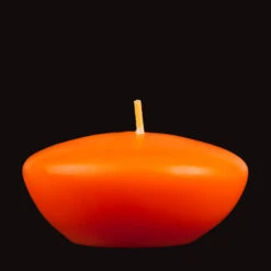 3 Inch Orange Floating Candles -Glow Essence Cheap Store lg item 1104 07