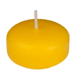 2 Inch Yellow Floating Candles -Glow Essence Cheap Store lg item 1163 1