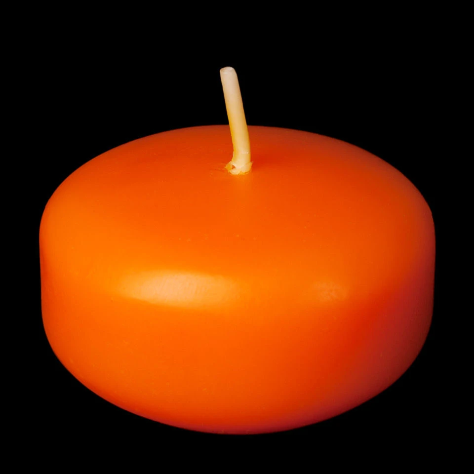 2 Inch Orange Floating Candles 3 2 Inch Orange Floating Candles - Image 3