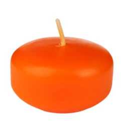 2 Inch Orange Floating Candles 15 2 Inch Orange Floating Candles -Glow Essence Cheap Store lg item 1164 1