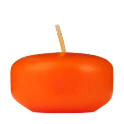 2 Inch Orange Floating Candles 16 2 Inch Orange Floating Candles -Glow Essence Cheap Store lg item 1164 2