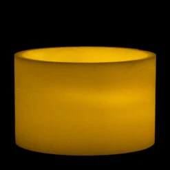 7x5 Ivory Round LED Flameless Pillar Candles -Glow Essence Cheap Store lg item 2540 1