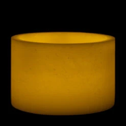 8x6 Ivory Round LED Extra Large Flameless Pillar Candles -Glow Essence Cheap Store lg item 2547 1