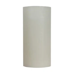 8x17 Ivory Round LED Extra Large Flameless Pillar Candles