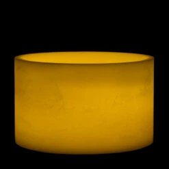 10x7 Ivory Round LED Flameless Extra Large Pillar Candles -Glow Essence Cheap Store lg item 2559 1