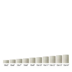 10x13 Ivory Round LED Flameless Extra Large Pillar Candles -Glow Essence Cheap Store lg item 2564 13