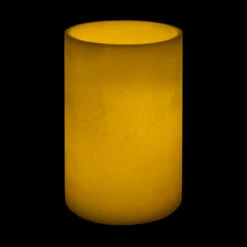 10x17 Ivory Round LED Flameless Extra Large Pillar Candles -Glow Essence Cheap Store lg item 2568 1