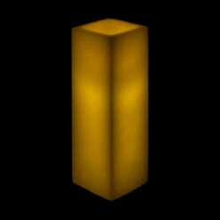 3x3x7 LED Flameless Square Pillar Candles Ivory -Glow Essence Cheap Store lg item 2575 1