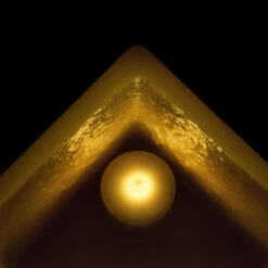 3x3x10 LED Flameless Square Pillar Candles Ivory -Glow Essence Cheap Store lg item 2576 08