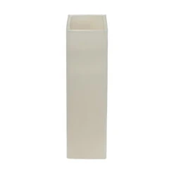 5x5x17 Square Flameless Large Pillar Candles Ivory -Glow Essence Cheap Store lg item 2594 04