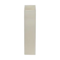 5x5x21 Square Flameless Large Pillar Candles Ivory -Glow Essence Cheap Store lg item 2597 04