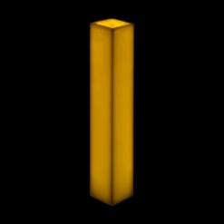 5x5x21 Square Flameless Large Pillar Candles Ivory -Glow Essence Cheap Store lg item 2597 1