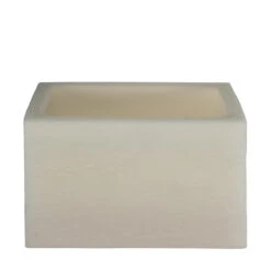 5x7x5 Flameless Large Wide Pillar Candles Ivory -Glow Essence Cheap Store lg item 2646 05