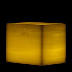 5x7x5 Flameless Large Wide Pillar Candles Ivory -Glow Essence Cheap Store lg item 2646 1