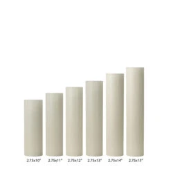 2.75x3 Ivory Round LED Flameless Candles -Glow Essence Cheap Store lg item 2679 14