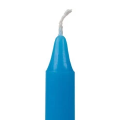 4 Inch Light Blue Spell Chime Candles (20 Pack)