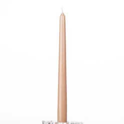 10 Inch Warm Beige Taper Candles - Warm Beige Tapers