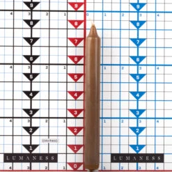 8 Inch Brown Maple Federal Taper Candles -Glow Essence Cheap Store lg item 4565 04