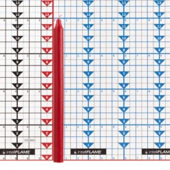 12 Inch Crimson Premium Taper Candles -Glow Essence Cheap Store lg item 4864 06