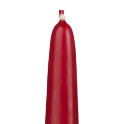 6″ Burgundy Taper Candles