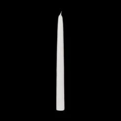 10″ White Taper Candles -Glow Essence Cheap Store lg item 7153 05
